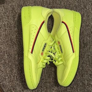 Adidas Men's Bright Yellow Sneakers no box size 9.5 used